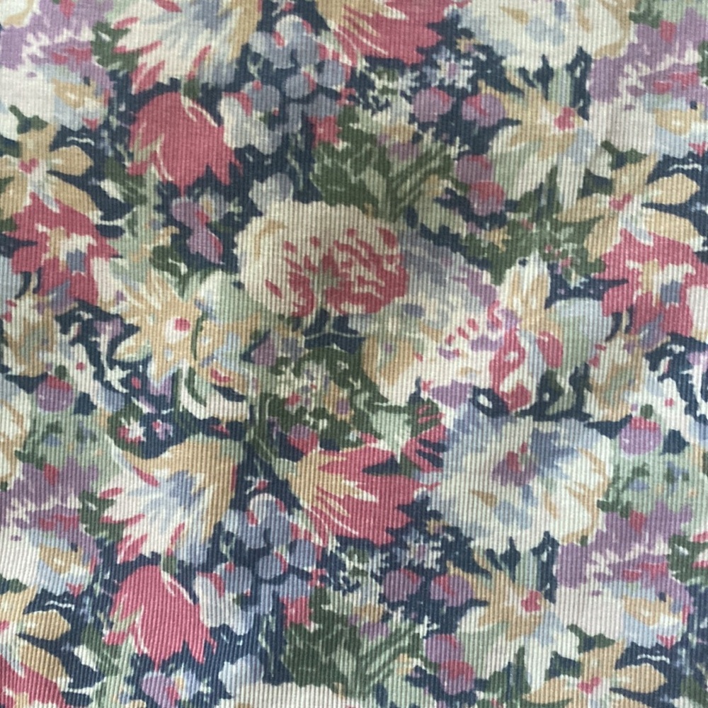 Vintage Laura Ashley Floral Corduroy Dress 1980s 90s - Picture 8 of 12
